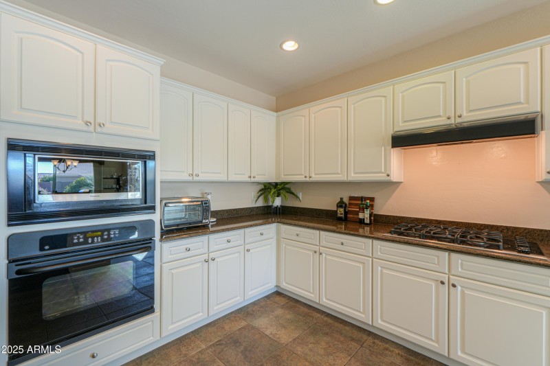 Gas cook top, wall oven & microwave