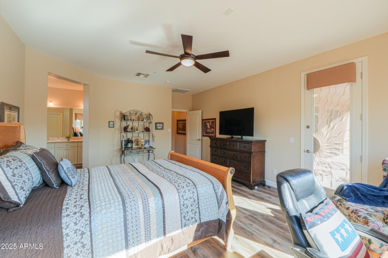 Door leads to backyard