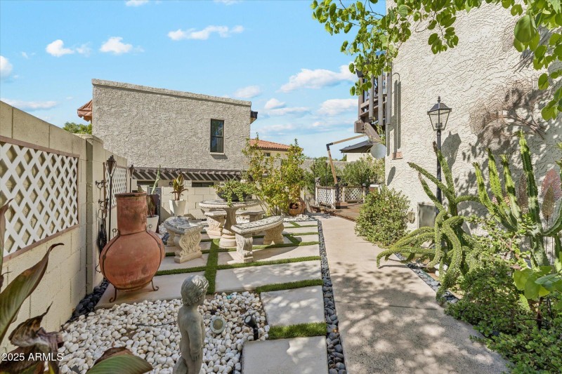 Zen-Inspired Backyard with Pathway