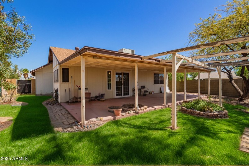 Backyard Virtually Staged