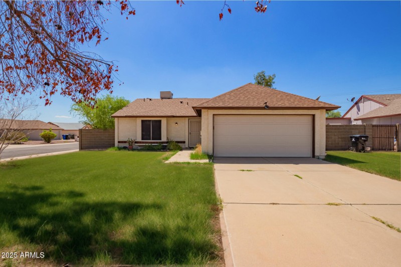 Front Yard Virtually Staged