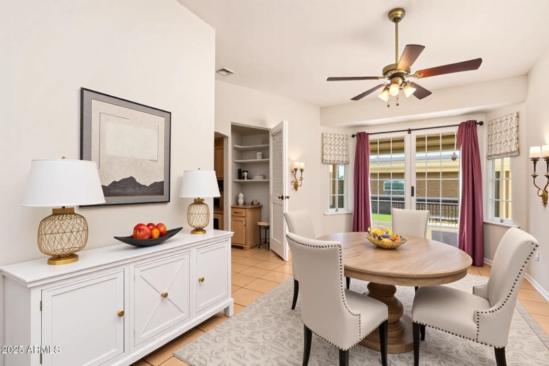 Dining Room Virtually Staged