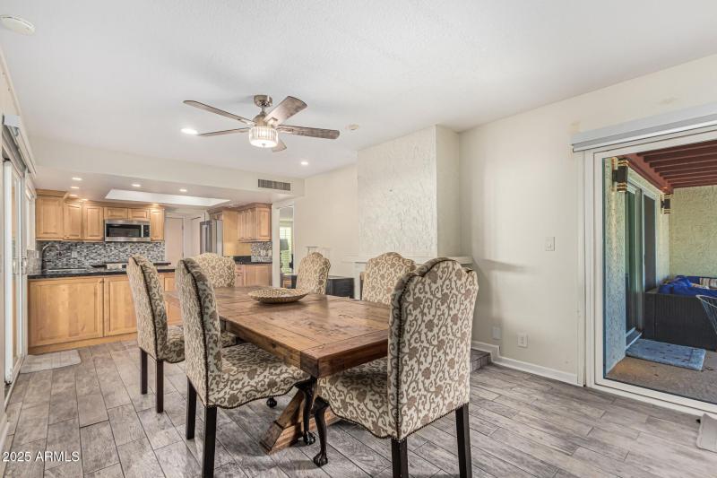 Dining room off kitchen