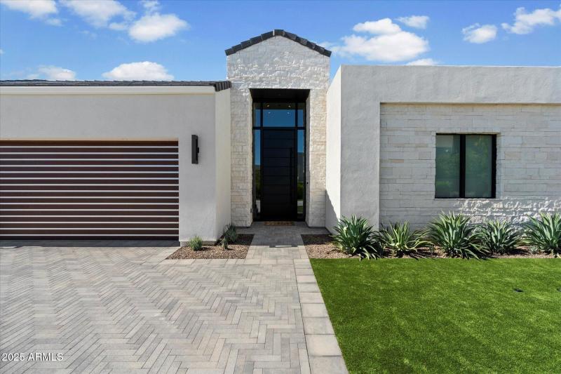 Front entry of main home