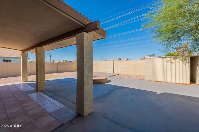Backyard Covered Patio