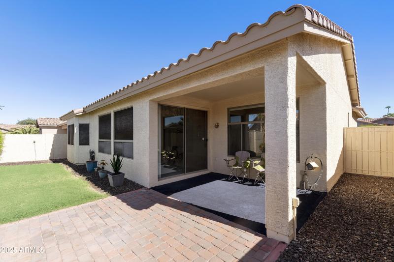 Patio and covered patio