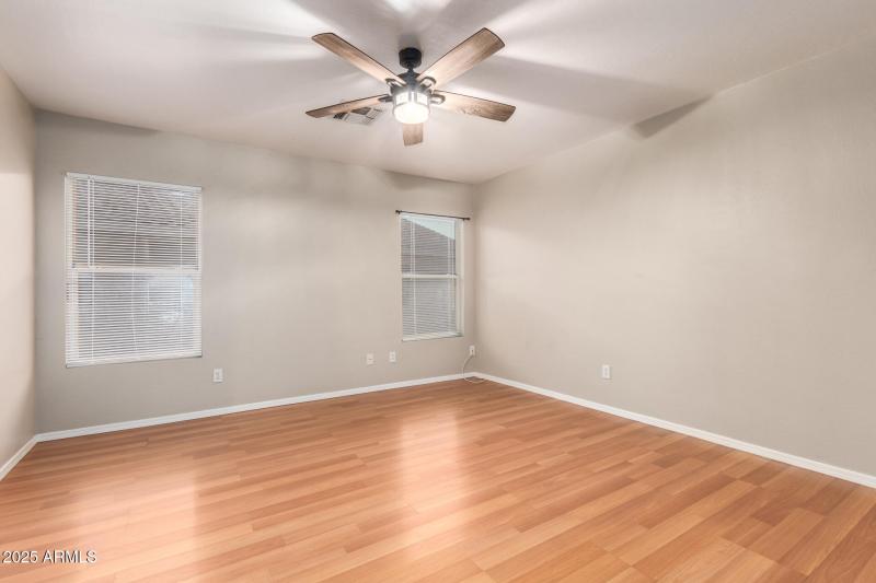 Primary bedroom, downstairs