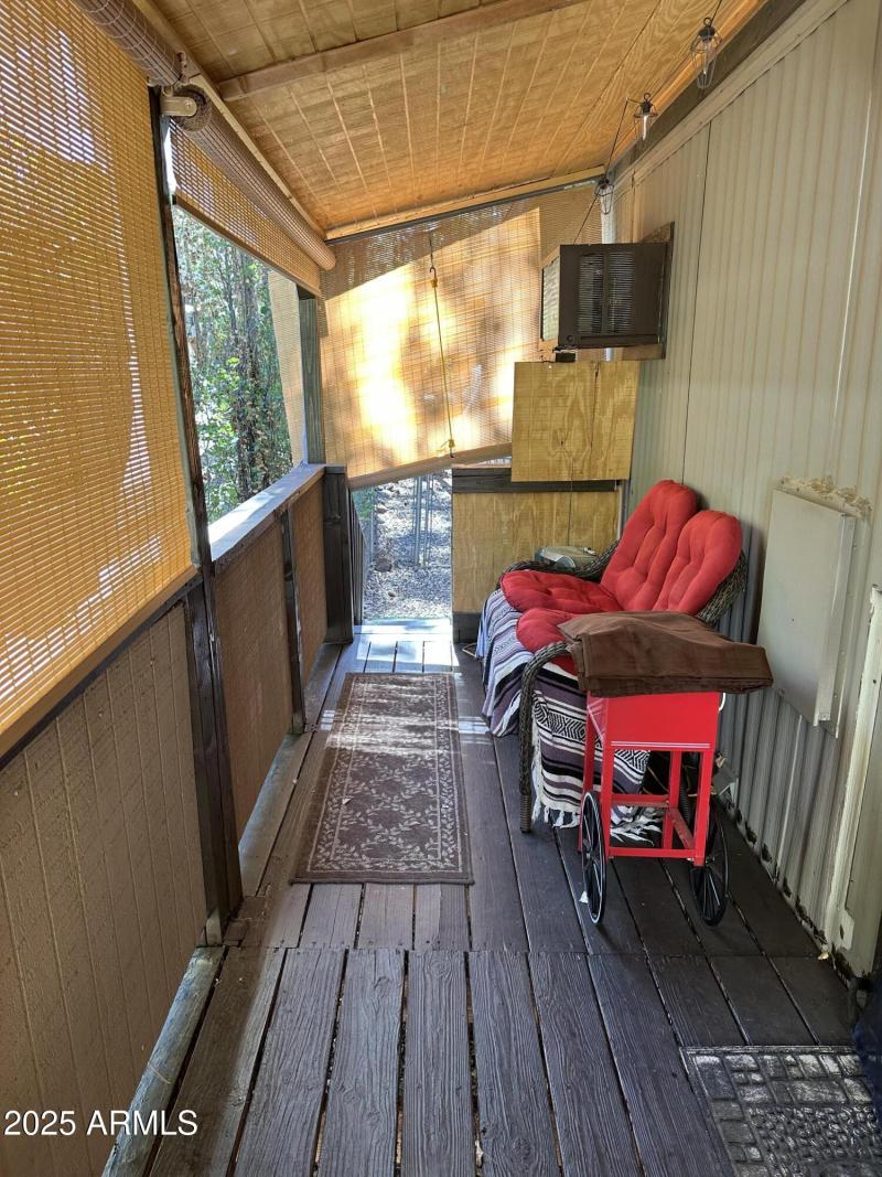 Back covered deck