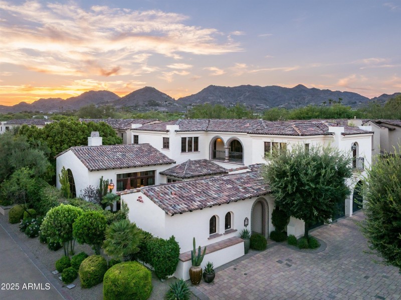 Luxury Villa Aerial View