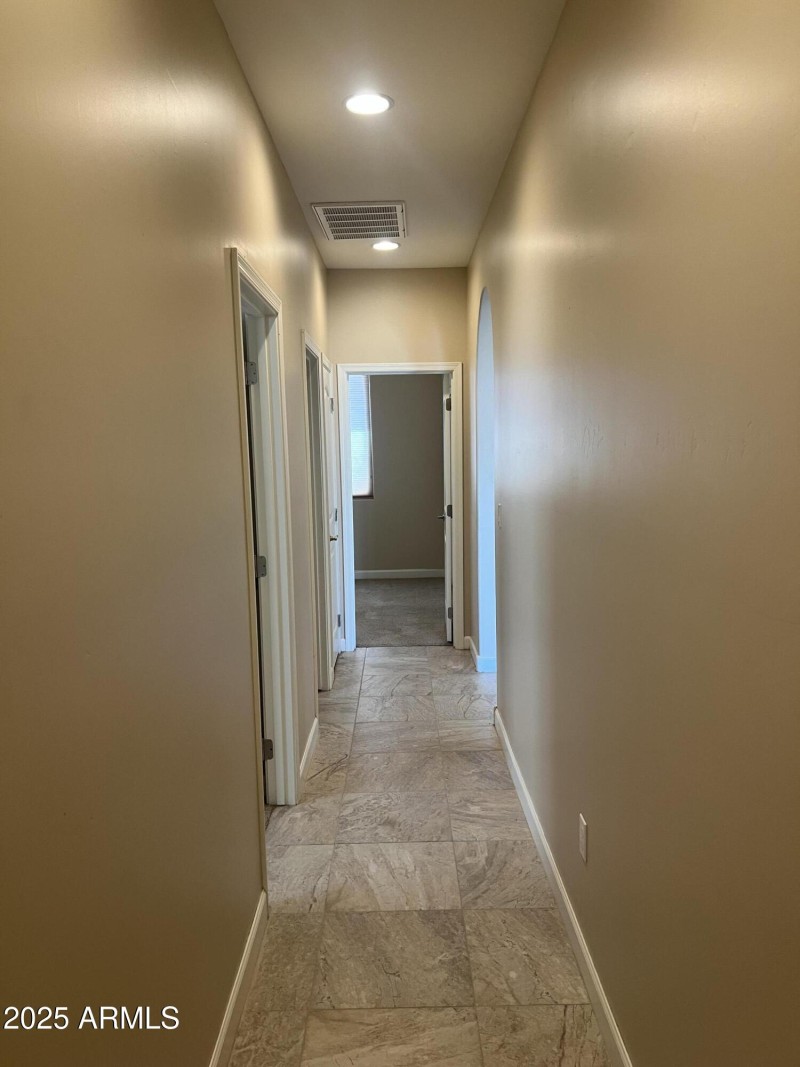 Hallway from bedroom 2 toward bedroom 4