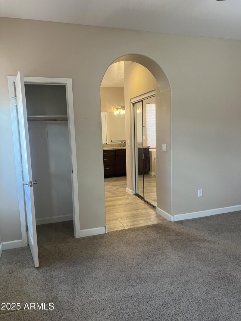 Owners two seperate closets