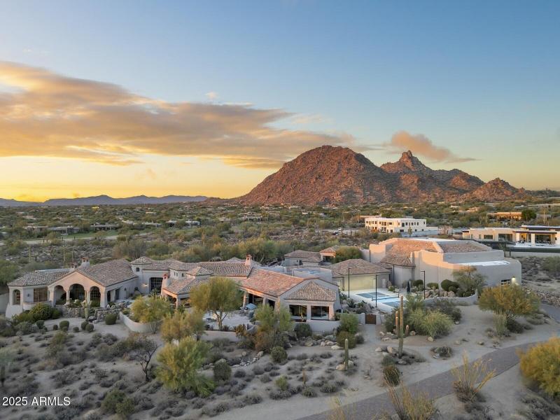 Sweeping Mountain & City Light Views