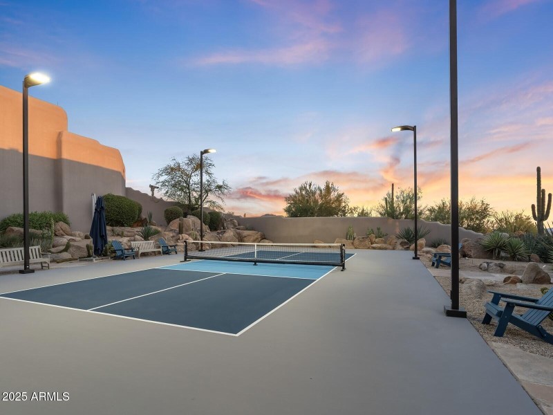 Outdoor Pickle Ball Court