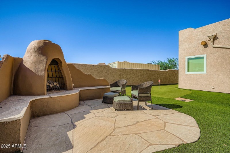 Backyard Beehive Fireplace