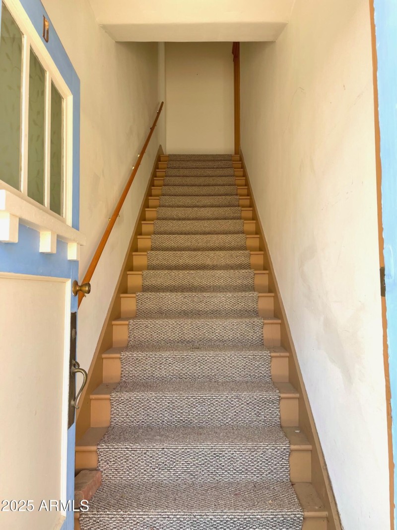 Staircase to Apt D - upstairs
