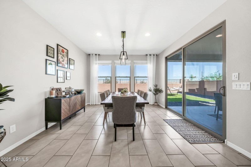 Bright formal dining