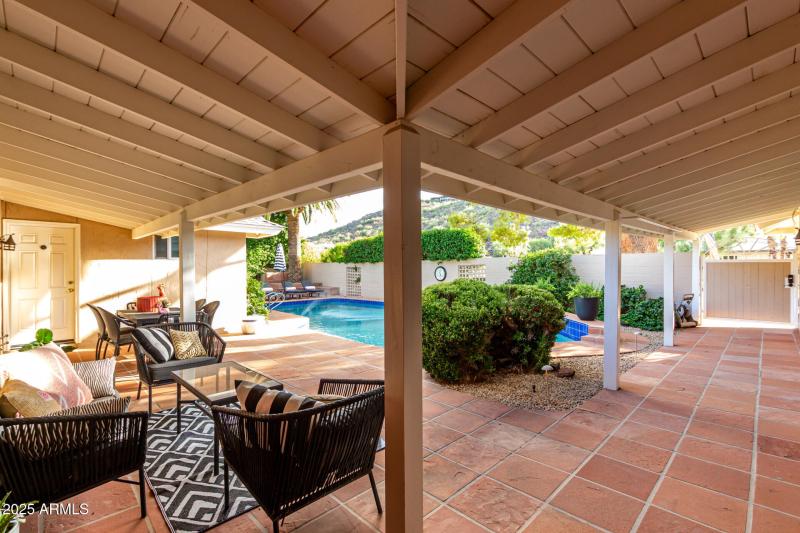 Private Courtyard with Heated Pool