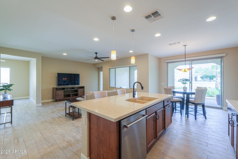 Upgraded lighting & fans