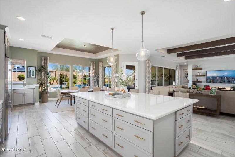 Drawers at Kitchen Island