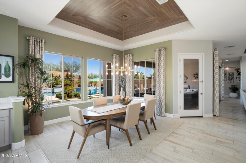 Backyard view from Dining