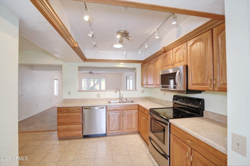 Spacious Kitchen Opens to Great Room