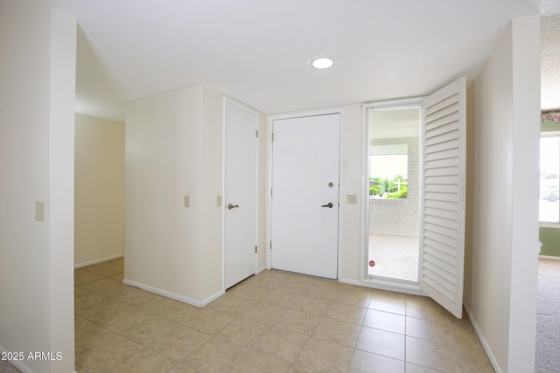 Beautiful Foyer with Coat Closet