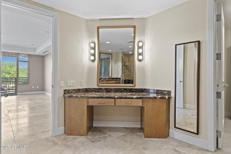 MASTER BATH DRESSING TABLE