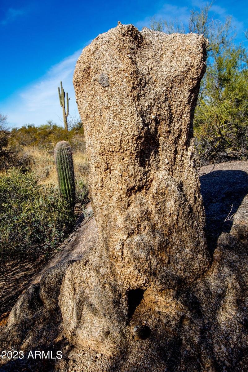 ancient weathered boulders