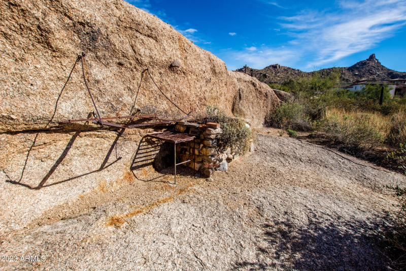 kitchen in the boulders wide view