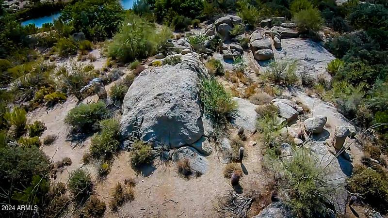 easement 3 close up by drone