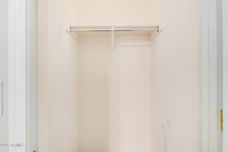 Spare Bedroom Walk-in Closet