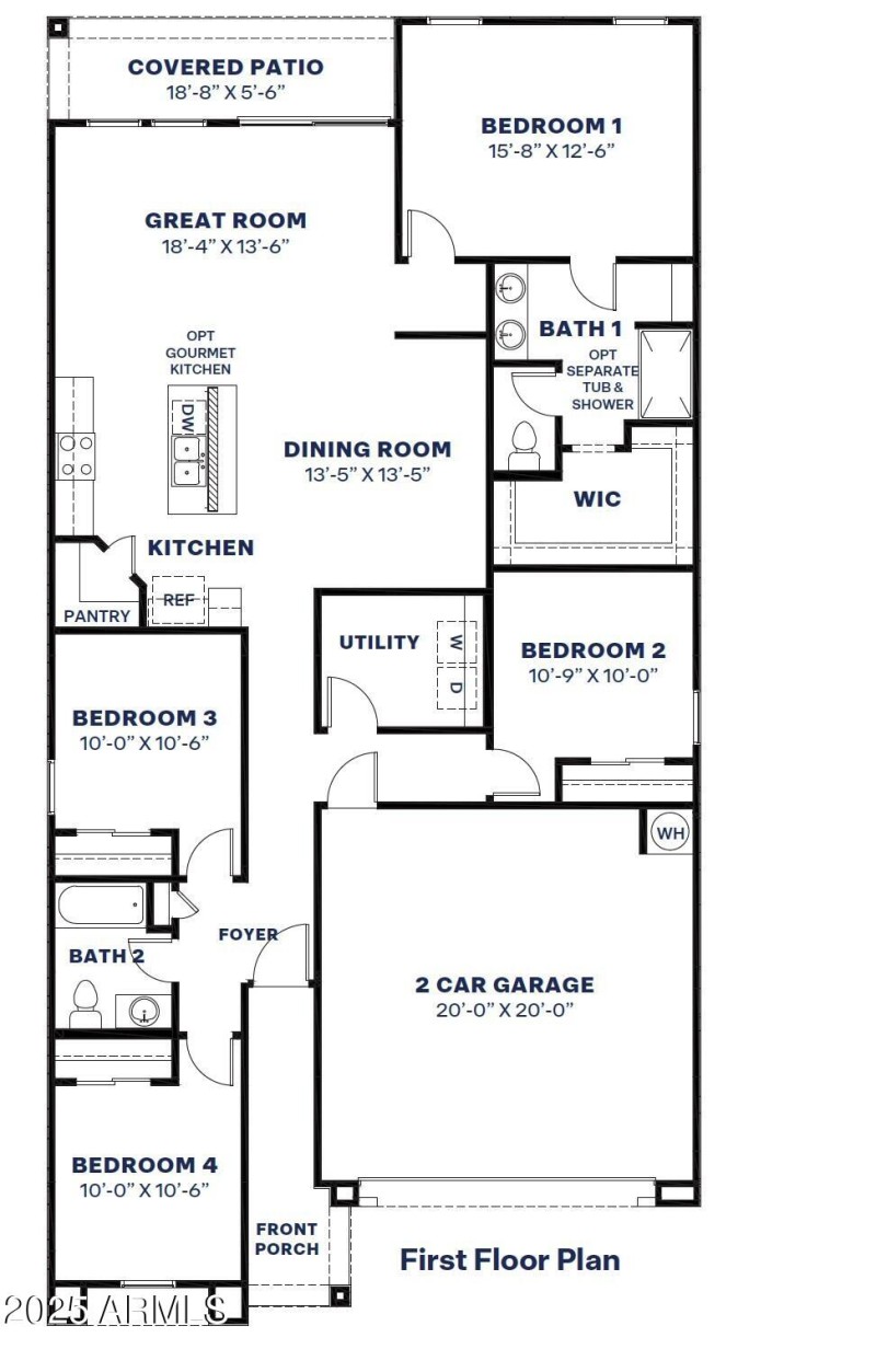 Del Rio Ranch, Easton 1,697 SF 4Bedroom