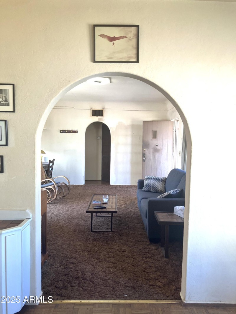 From Formal Dining Room Into Living Room