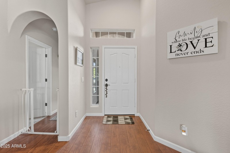 Front Entry From Inside