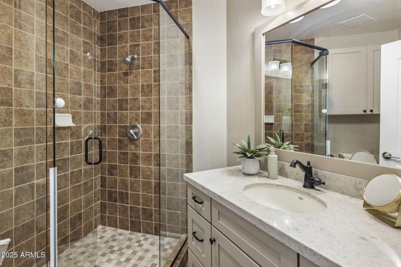 Downstairs XL bedroom bathroom