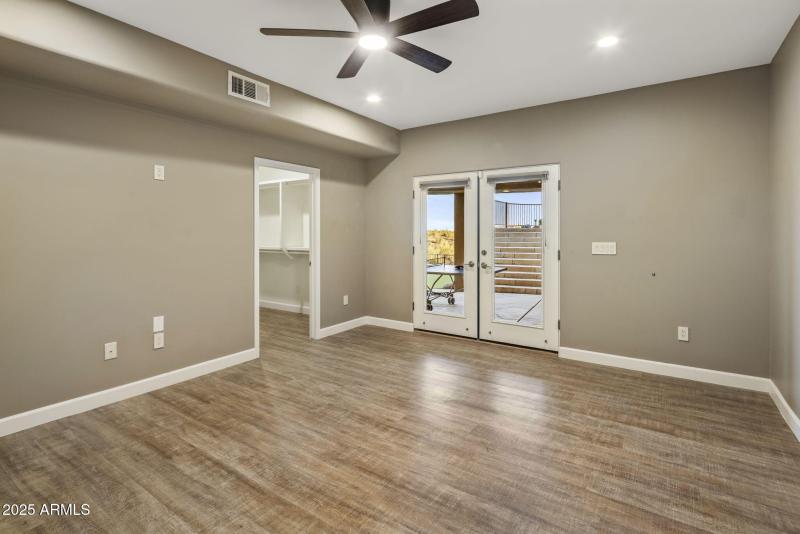 Downstairs guest room