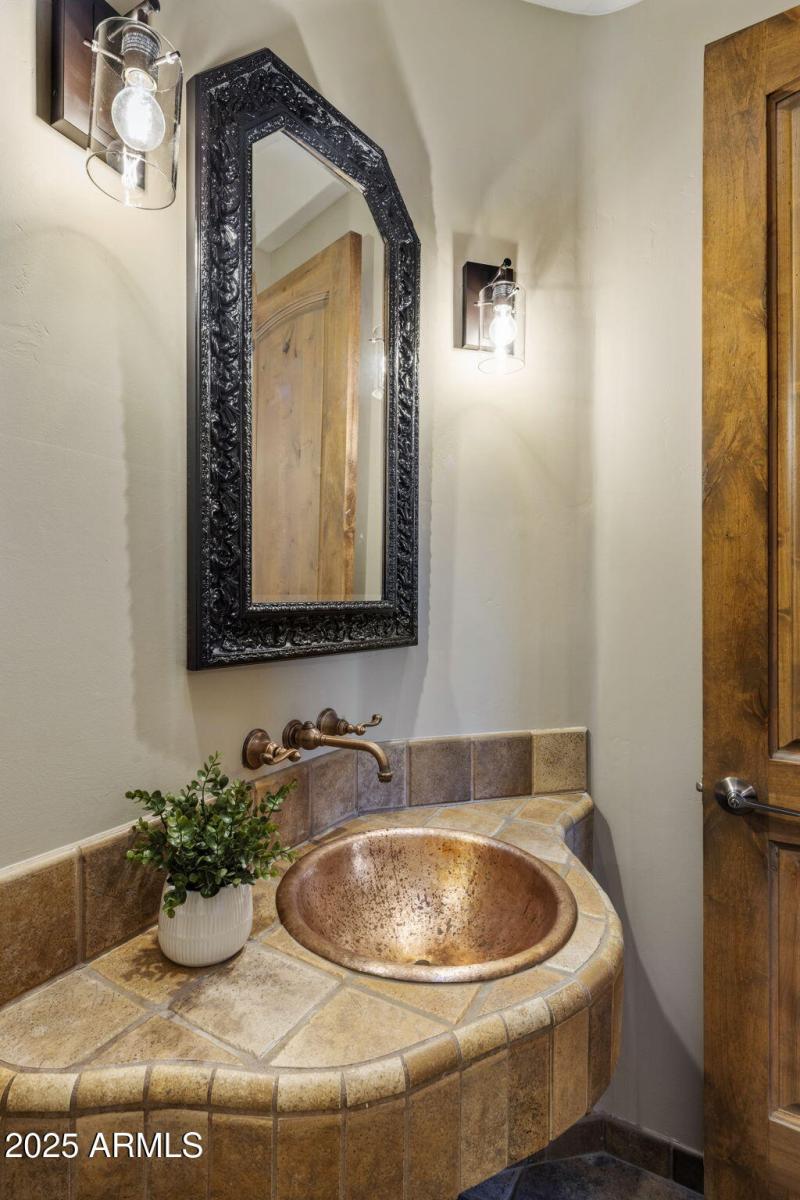 Powder room upstairs