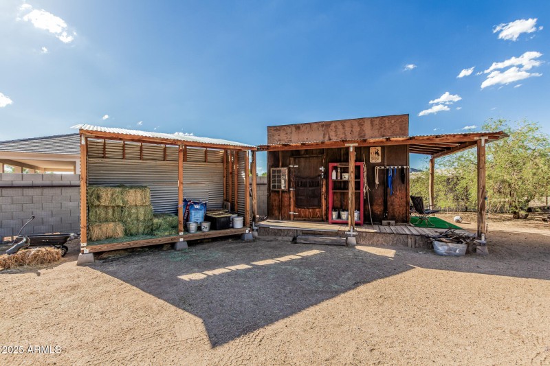 hay barn & tack room