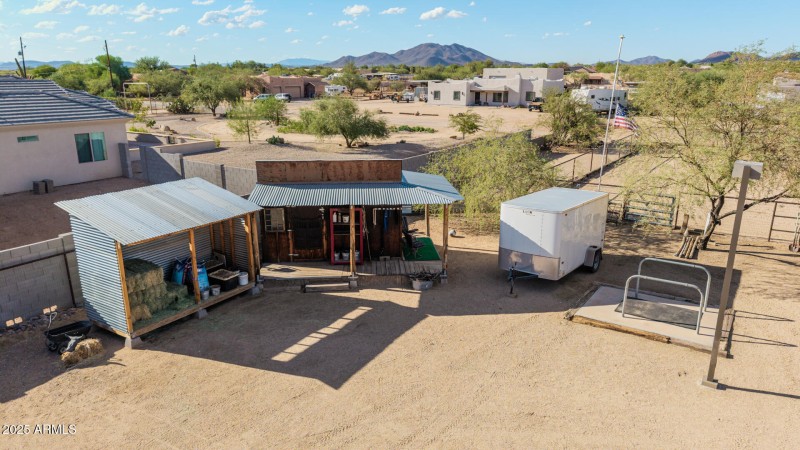 hay barn & tack room