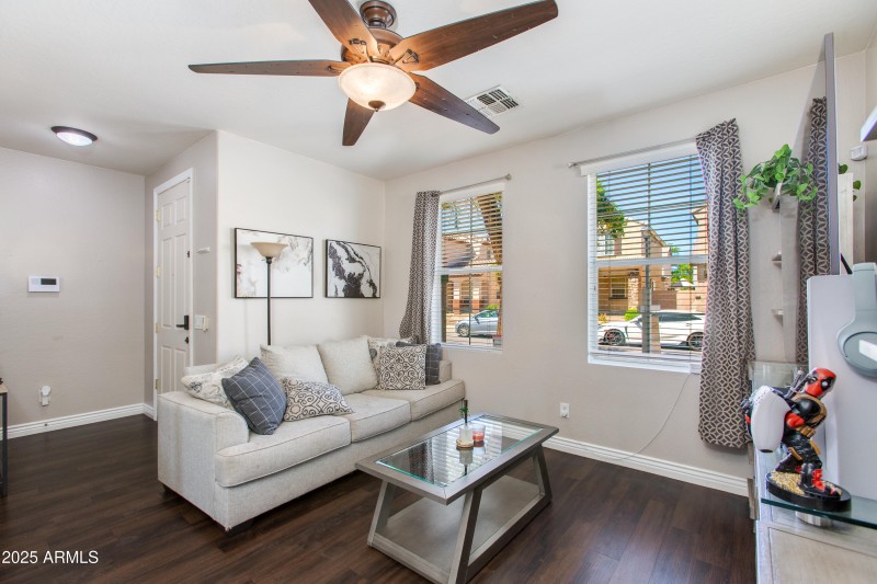 Living room upon entry