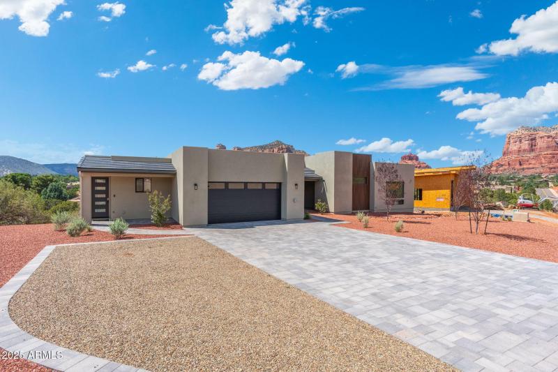 Front Entry to the Casita and the Garage
