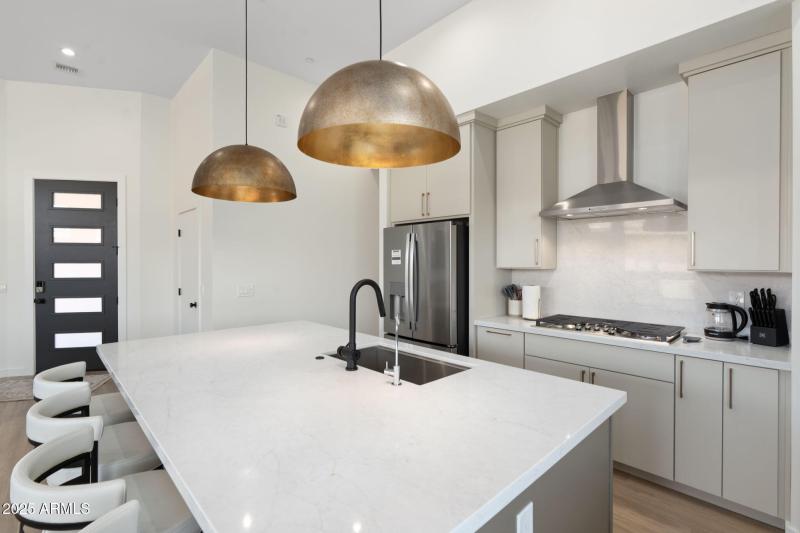 Main House Kitchen towards Entry