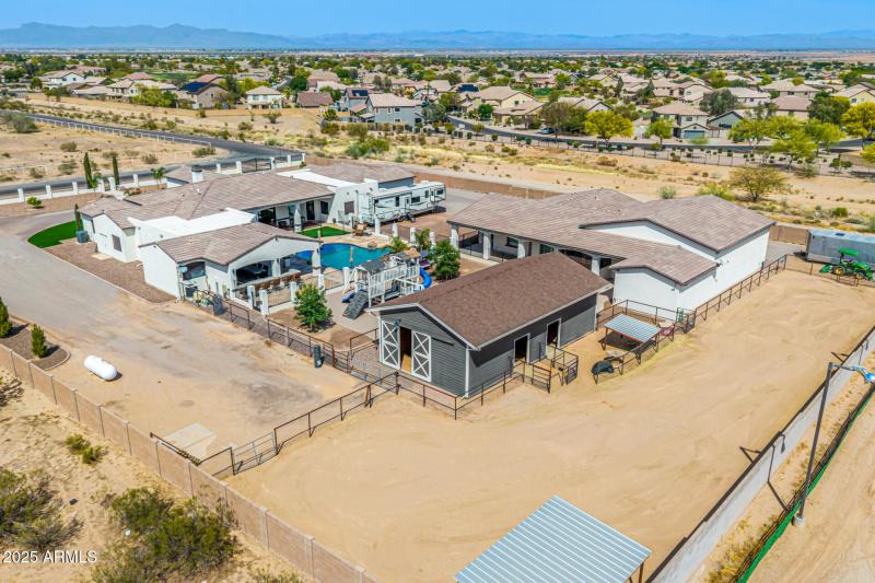 Aerial Back of Property