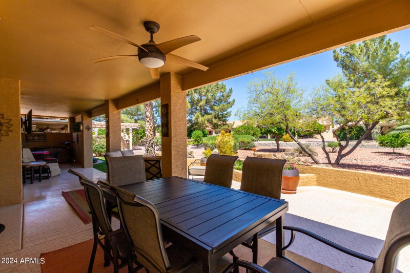 Covered patio (view 2)