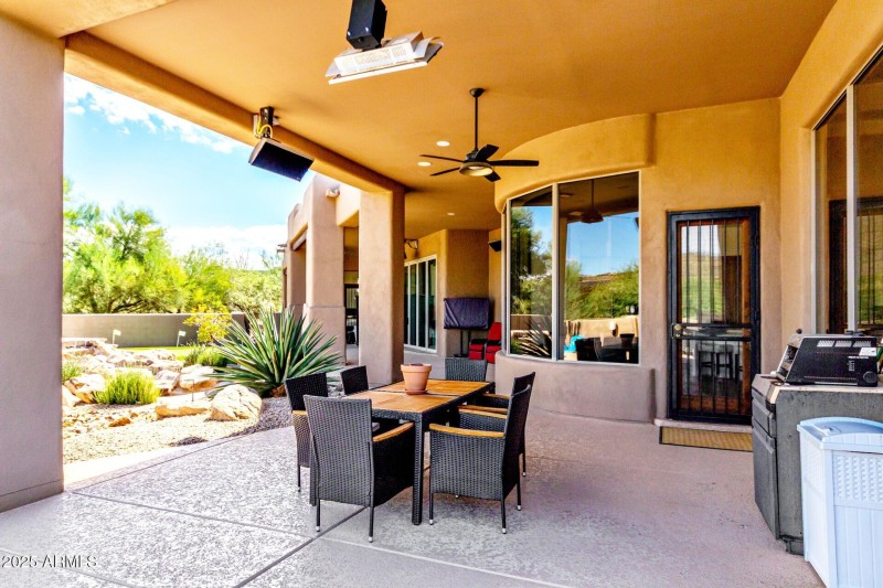 Spacious Back Patio