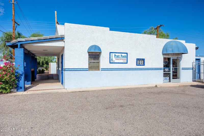 Side View of Office Building Looking Wes