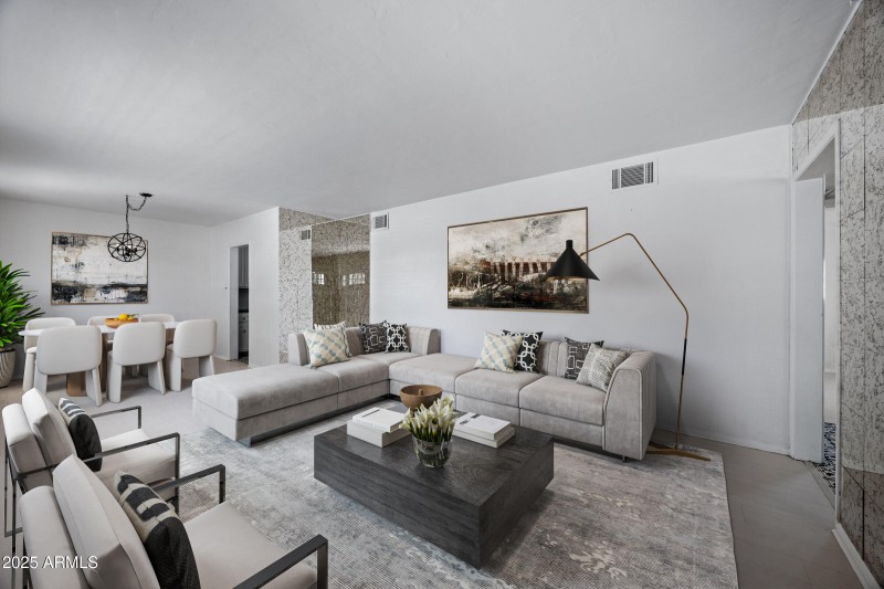 Combo Living & Dining Rooms