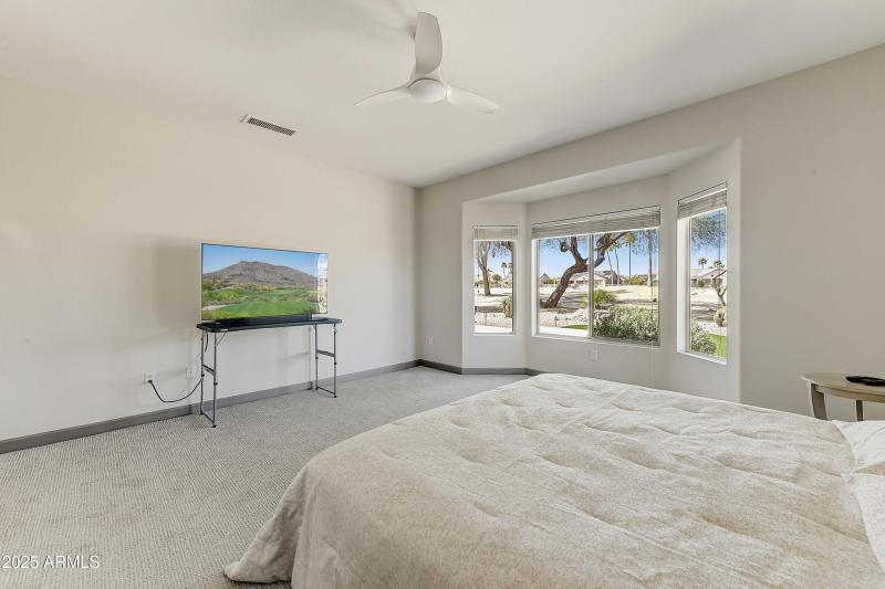 Golf Course Views from Bay Window