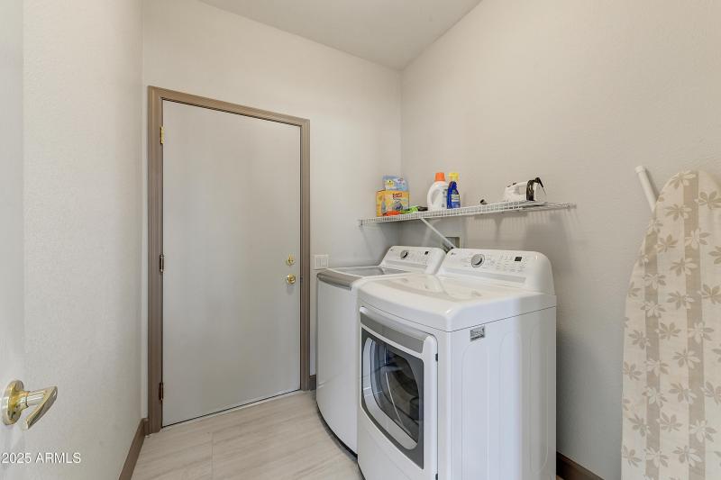 Functional Indoor Laundry Room