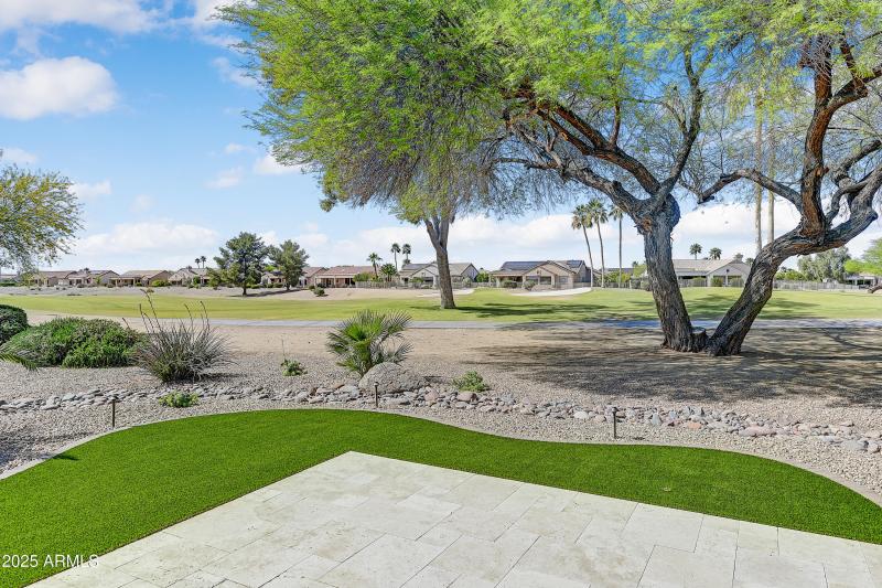 Golf Course-Facing Backyard